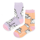 Moomin Women Gift Box Socks 2-Pack, Moomintroll's Temper