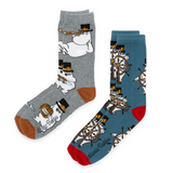 Moomin Men Gift Box Socks 2-Pack, Moominpappa