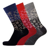 Garden Merino Socks, Red (10186533536031)