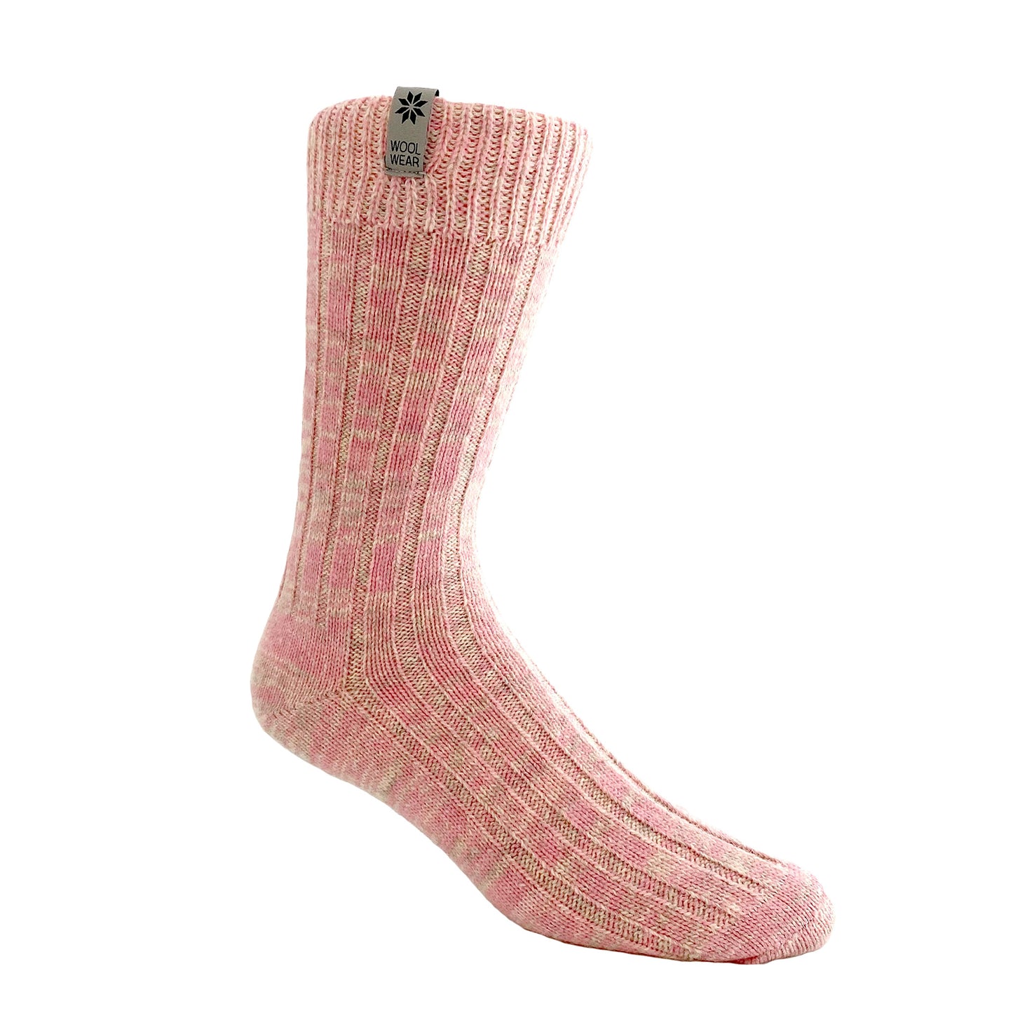 Womens Denmark Wool Socks 2-Pack Gift Box, Pink-Purple (8325992055071)