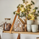 Gingerbread  House Tealight Holder, Snowflake