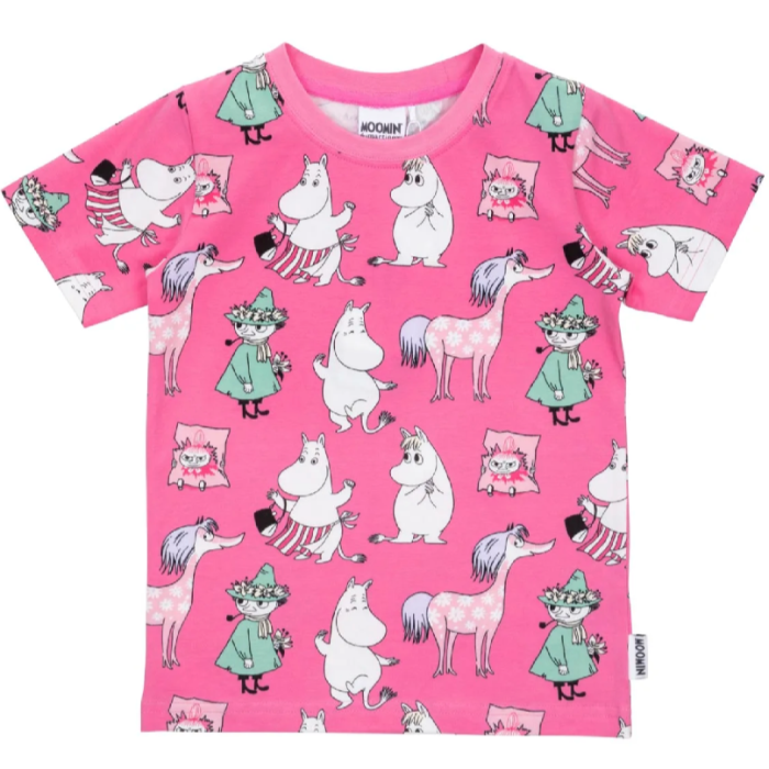 Moomin Girl Gang Kids' T-Shirt, Pink (10258225168671)