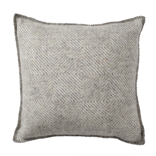 Klippan Gooseye 100% Wool Cushion Cover, Grey (9061602525471)