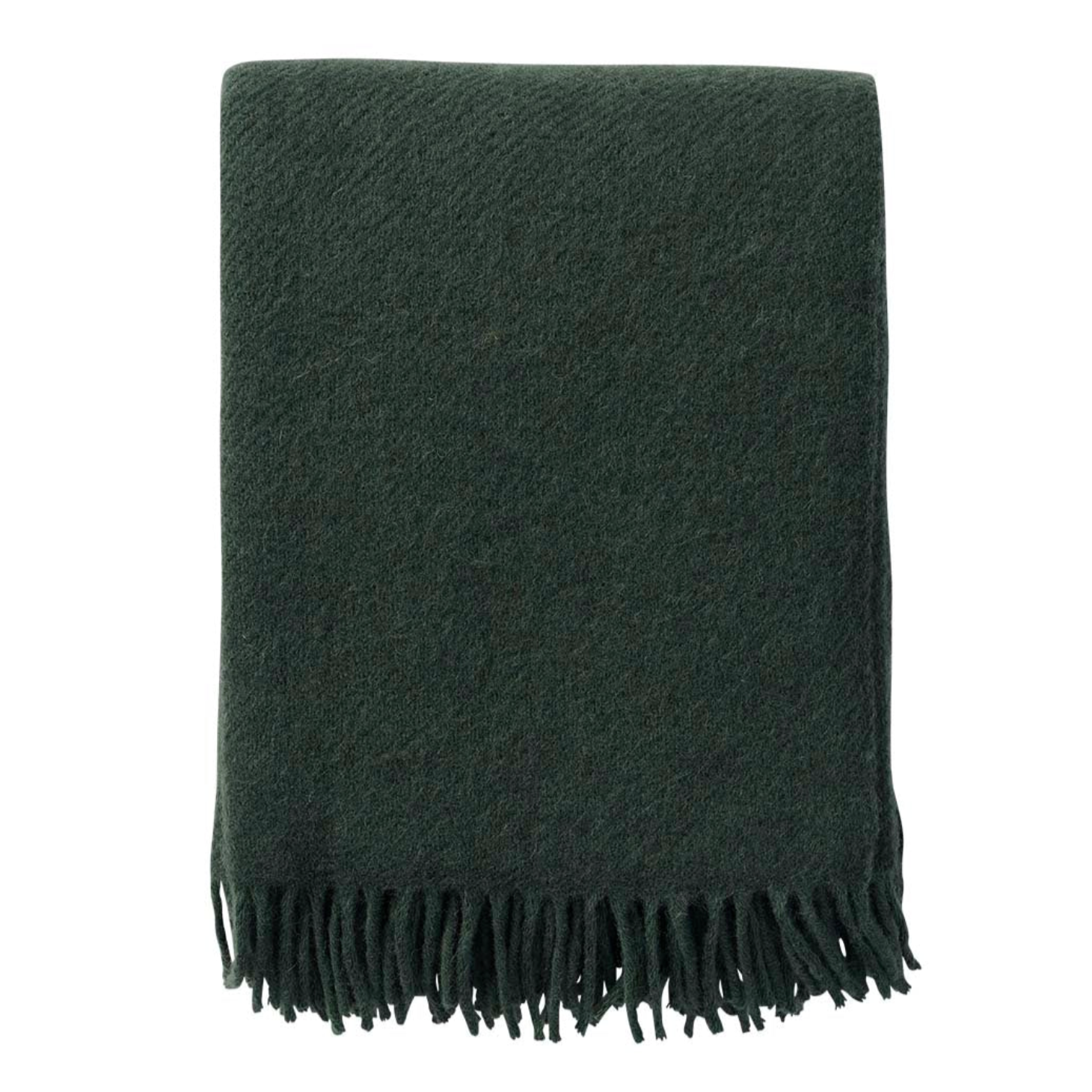 Klippan Premium 100% Wool Throw Gotland, Bottle Green (10144997212447)
