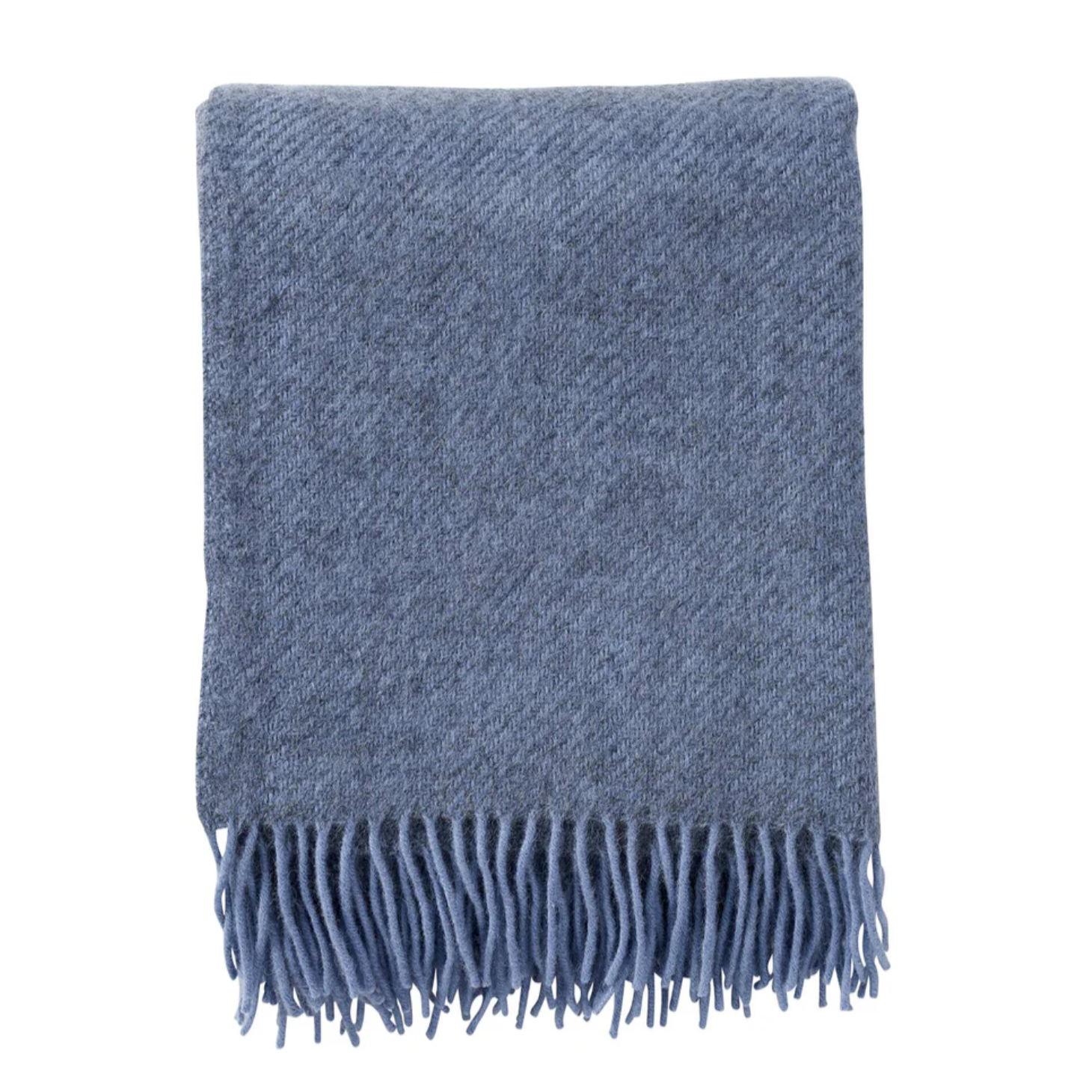 Klippan Premium 100% Wool Throw Gotland Wool Throw, Infinity Blue (10144997769503)