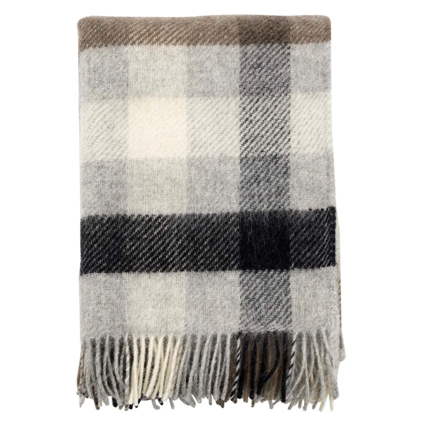 Klippan Premium 100% Wool Throw Gotland Multi, Multi Grey (10145016250655)