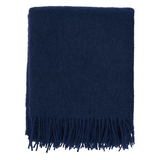 Klippan Premium Gotland 100% Wool Throw, Navy