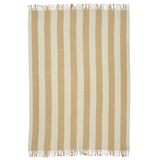 Klippan Premium 100% Wool Throw Gotland Vertical Stripe, Butter-White (10144205635871)
