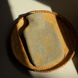 Aurora Wool cover with Hot Water Bottle, Grey-Coffee Dyed Orange
