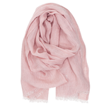 Hug Halaus Washed Linen Scarf 70x200cm, Light Rose (10238091264287)