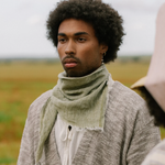 Hali Linen Scarf 70x70cm, Olive (10224920101151)