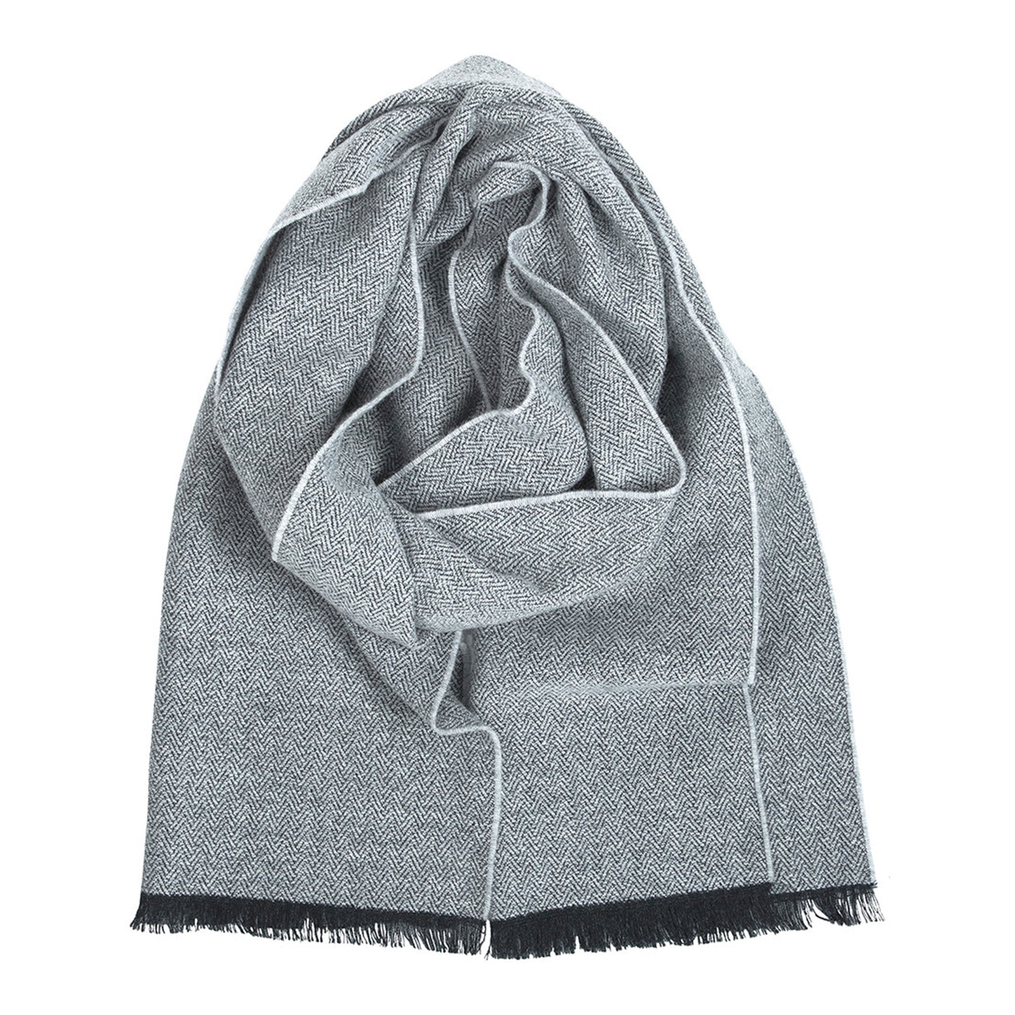 Hanki Merino Scarf, Grey (10237454483743)