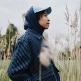 Hanki Merino Scarf, Dark Blue