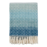 Klippan Havanna 100% Wool Throw, Multi Aqua