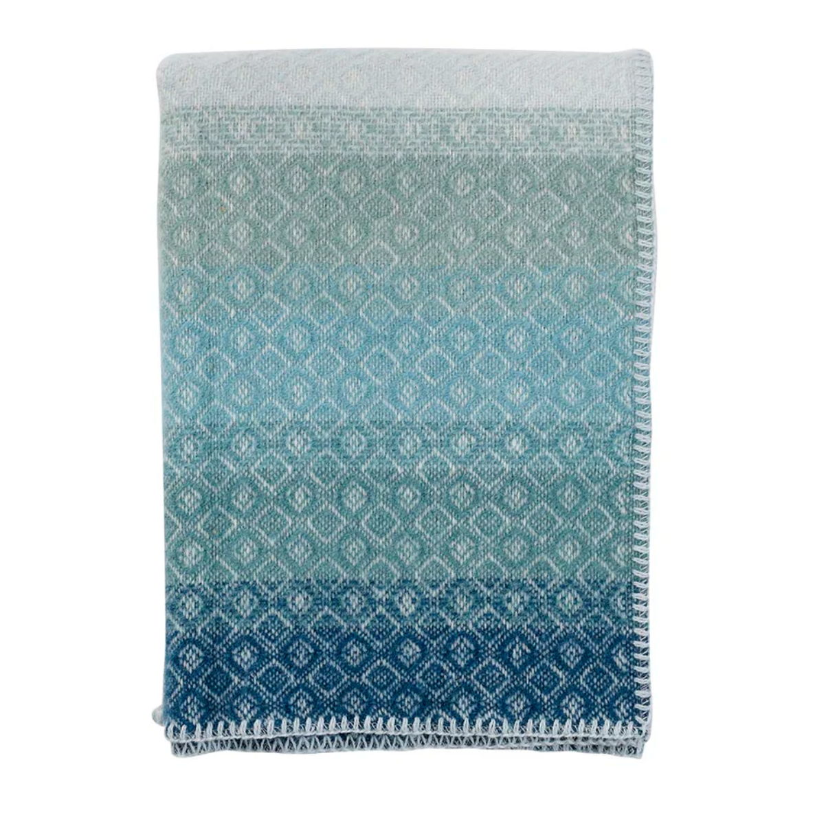 Klippan Havanna Kids' Wool Blanket, 90x130cm Aqua Multi (10233108562207)