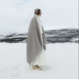 Havas 100% Wool Throw, Olive