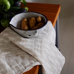 Helmi Pearl Washed Linen Tea Towel, White-Linen, 48x70cm (10224918200607)