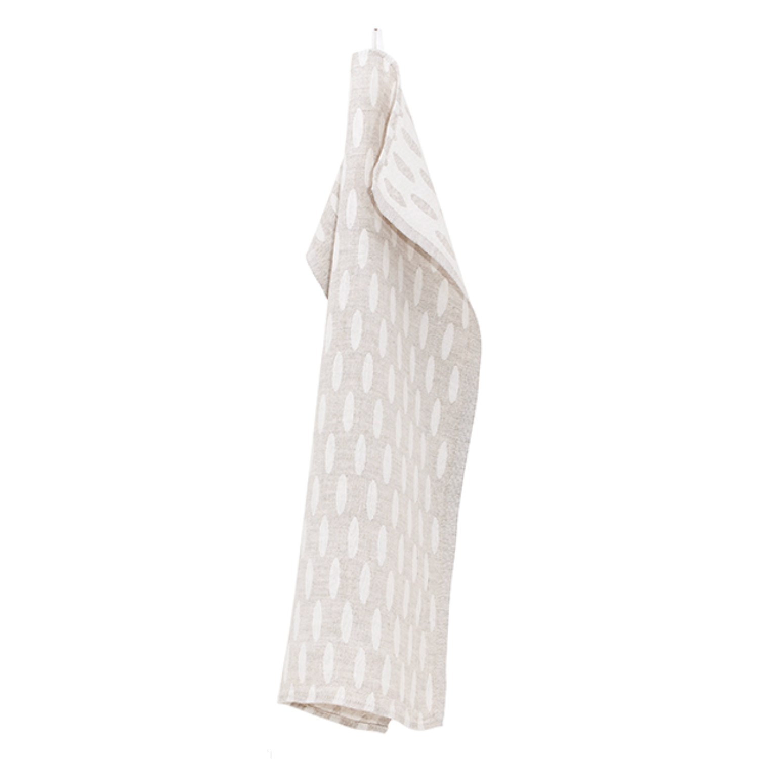 Helmi Pearl Washed Linen Tea Towel, White-Linen, 48x70cm (10224918200607)