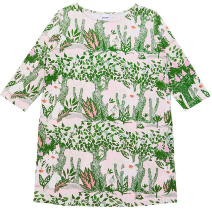 Moomin Hilda Women's Tunic Spring Chestnut, Rose-Green (10257628496159)