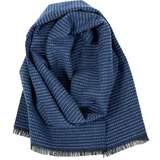 Hile Merino Scarf, Dark Blue