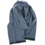 Huurre Merino Scarf, Dark Blue