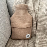 Hygge Wool Hot Water Bottle Cover, Beige COVER ONLY!