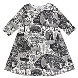 Moomin Womens' Dress Jenni Park, Balck-White (10209568424223)