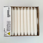 Ikea Jubla Unscented Chandelier Candle, White, 20cm, 50-Pack (8719194030367)