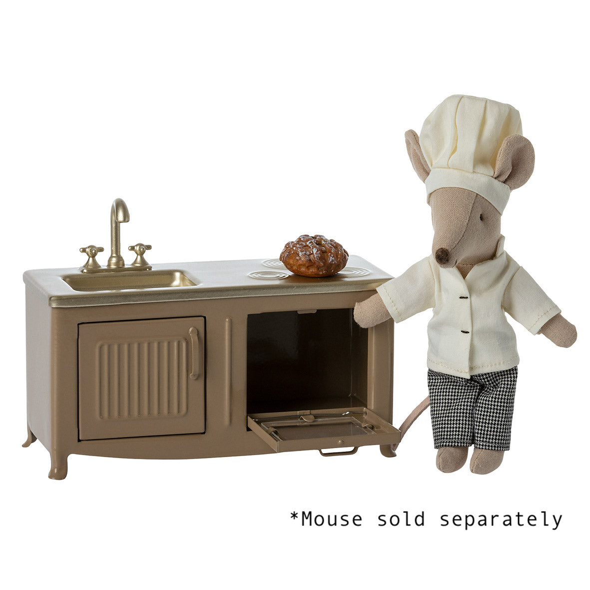 Maileg Kitchen for Mouse, Light Brown PRE-ORDER eta Dec 23 (8532681326879)