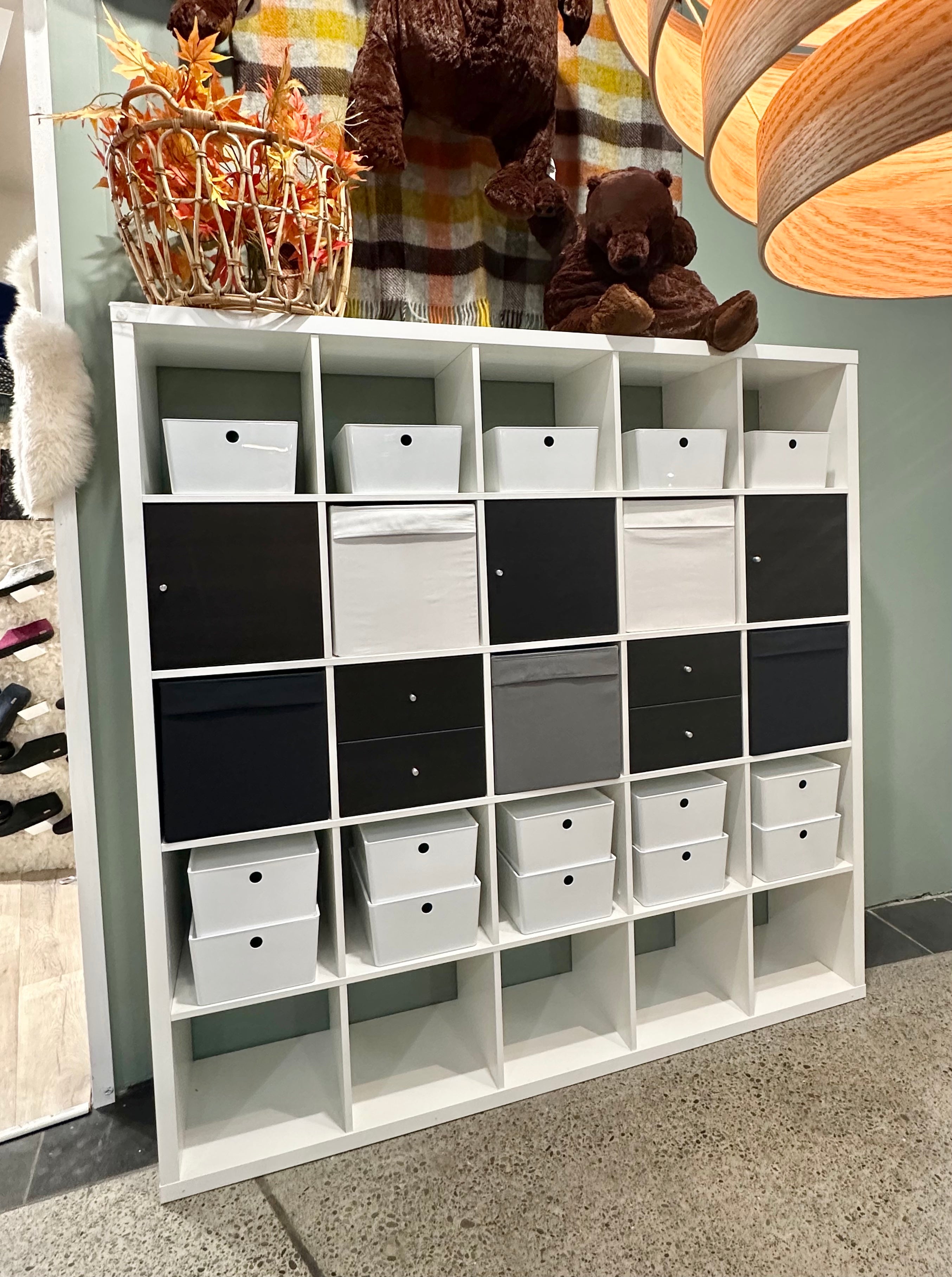 Ikea Kallax 5x5 Shelving Unit, 182x182cm, White – Nordic Chill