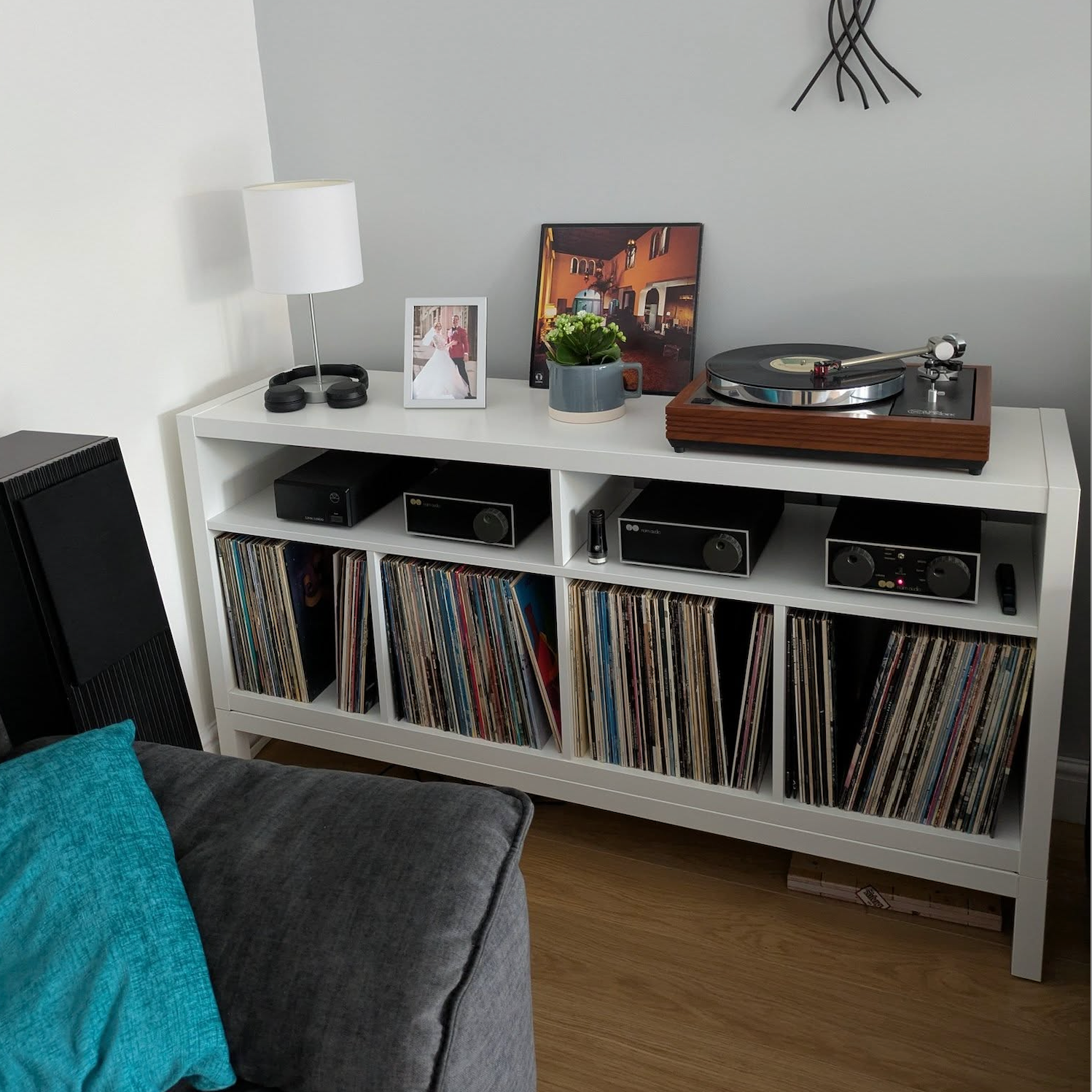 Ikea Kallax TV Bench, White, 147x60cm (8884327645471)