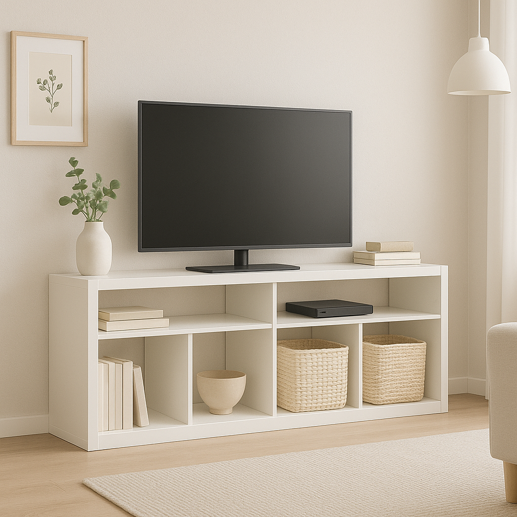 Ikea Kallax TV Bench, White, 147x60cm (8884327645471)