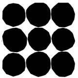 Marimekko Kivet Serviette 20-Pack, Small Black-white