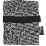 Kivi Soap Scrub Mitt, Black-Linen