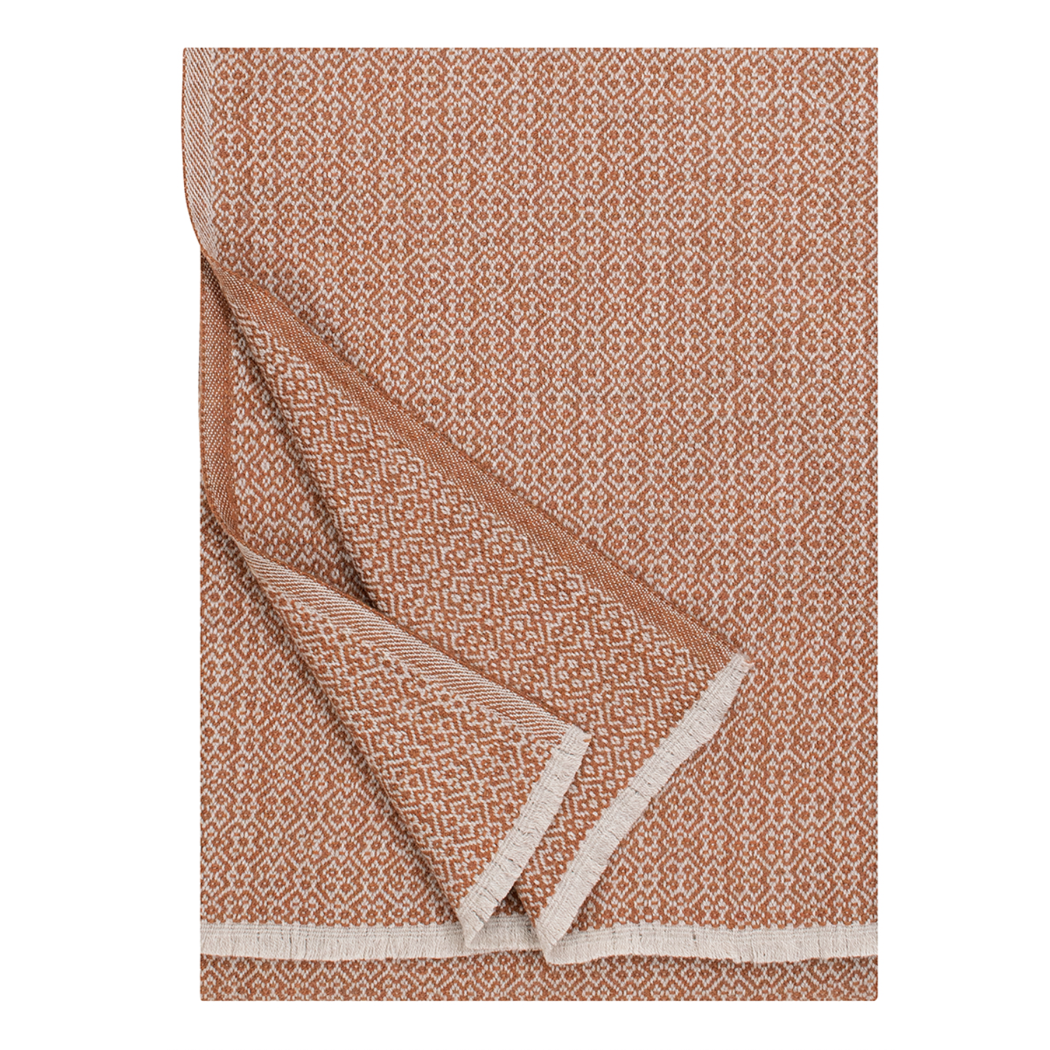 Koli Super Soft Merino Throw, Beige-Cinnamon (10238094278943)