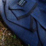 Koli Super Soft Merino Throw, Black-Blue (10238094770463)