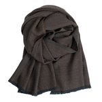 Koli Super Soft Merino Scarf, Black-Chocolate (10233139527967)