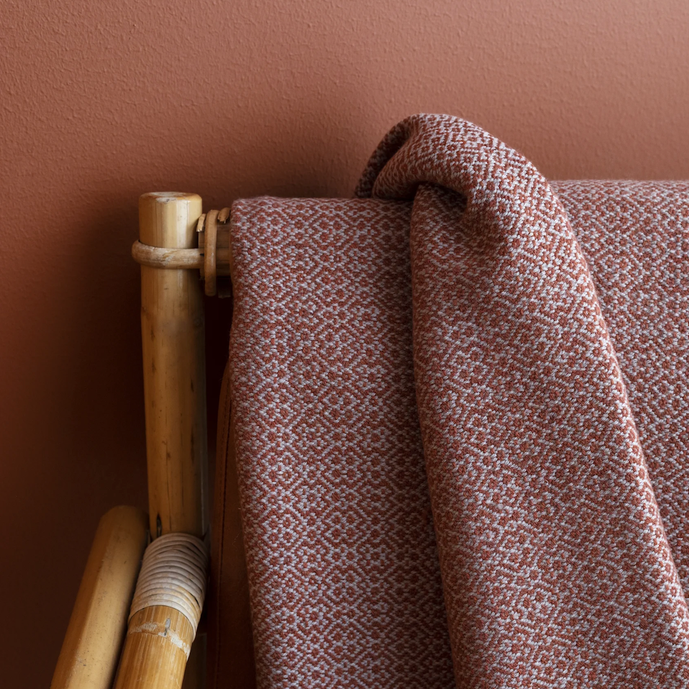 Koli Super Soft Merino Throw, Beige-Cinnamon (10238094278943)