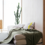 Koli Super Soft Merino Throw, Beige-Olive (10238094344479)
