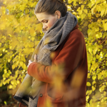 Koli Super Soft Merino Scarf, Black-Beige (8709483266335)