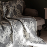 Spruce Kuusi 100% Wool Blanket, Light Grey-White (10152707359007)