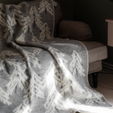 Spruce Kuusi 100% Wool Blanket, Light Grey-White (10152707359007)