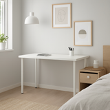 Ikea Lagkapten / Adils Desk Combo, 140x60x73cm, White (8130971140383)