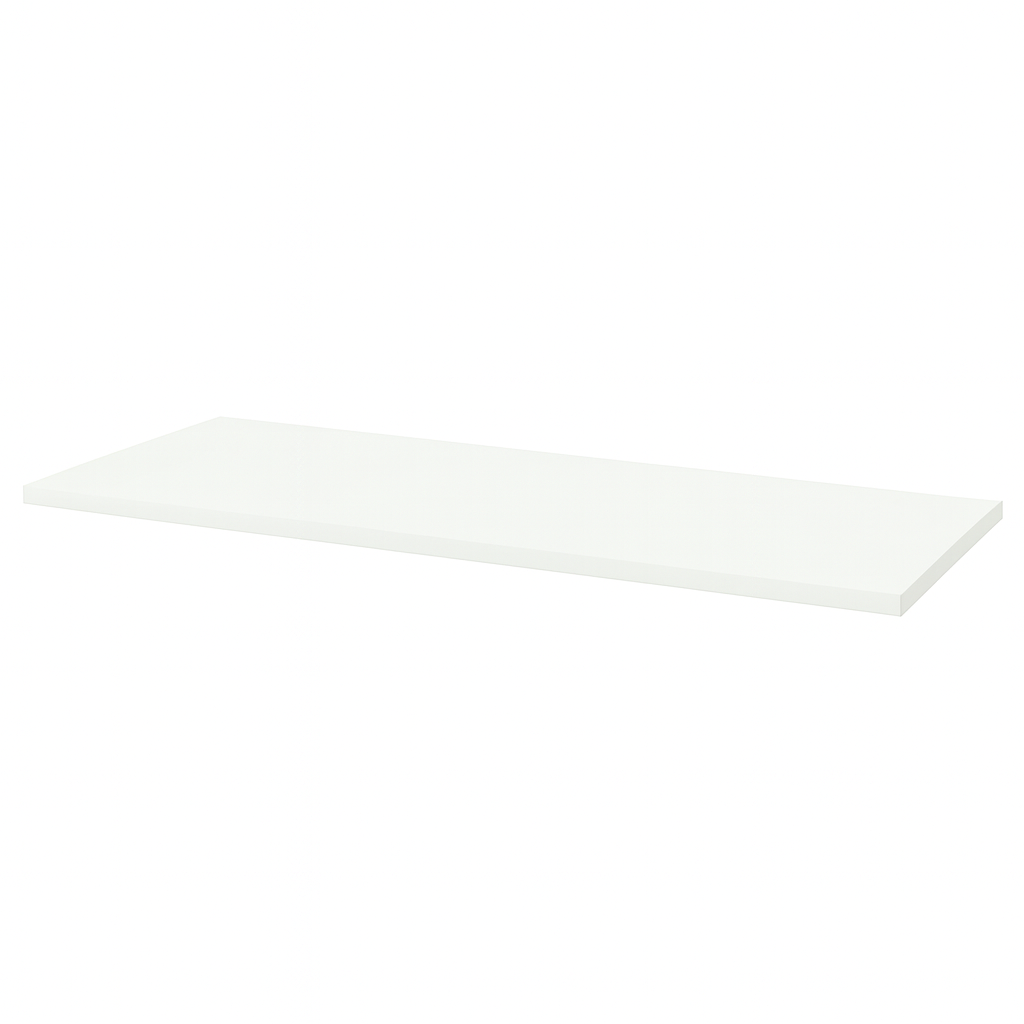 Ikea Lagkapten Table Top, 200x60cm, White (6569198583873)
