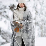 Spruce Kuusi 100% Wool Blanket, Light Grey-White (10152707359007)