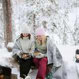 Spruce Kuusi 100% Wool Blanket, Light Grey-White (10152707359007)