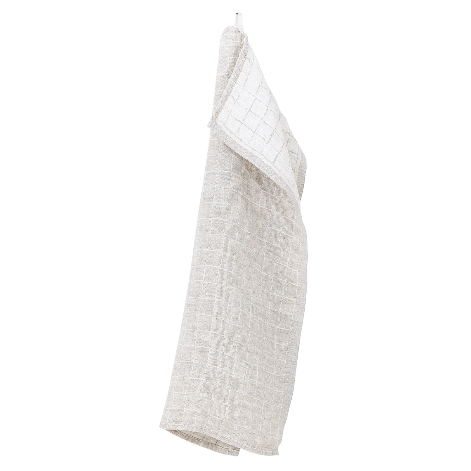 Lapuan Kankurit Lastu Washed Linen Tea Towel, 48x70cm, White-Linen (10226685346079)