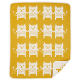Klippan Little Me Chenille Baby Blanket, Yellow