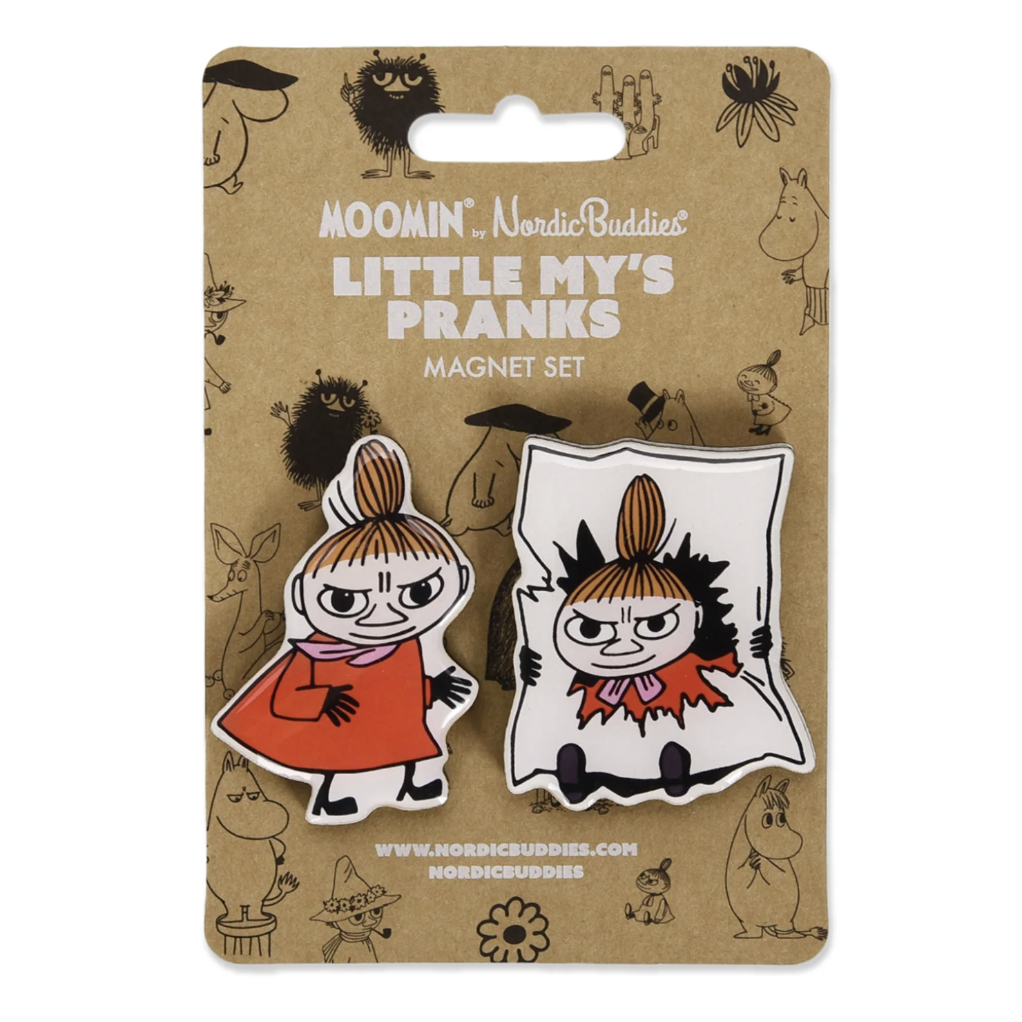 Moomin Magnet Set of 2, Little My's Prank (10241412268319)