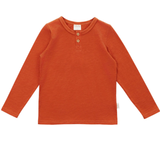 Ma-ia Logan Long Sleeve Top, Rust Red
